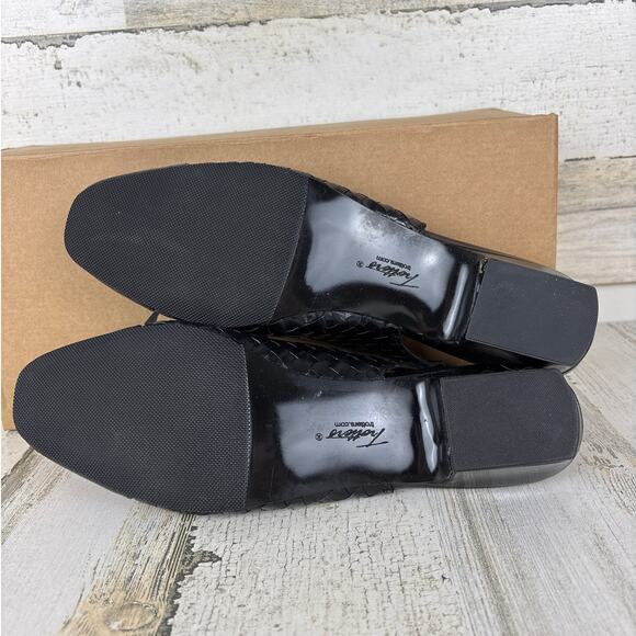 Trotters womens 8.5 Dea black woven leather slingback slip on shoe new pump - Picture 7 of 8